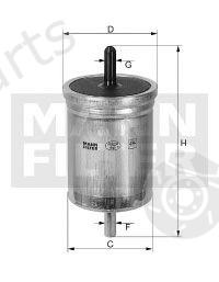  MANN-FILTER part WK6013 Fuel filter
