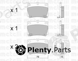  METELLI part 2204840 Brake Pad Set, disc brake