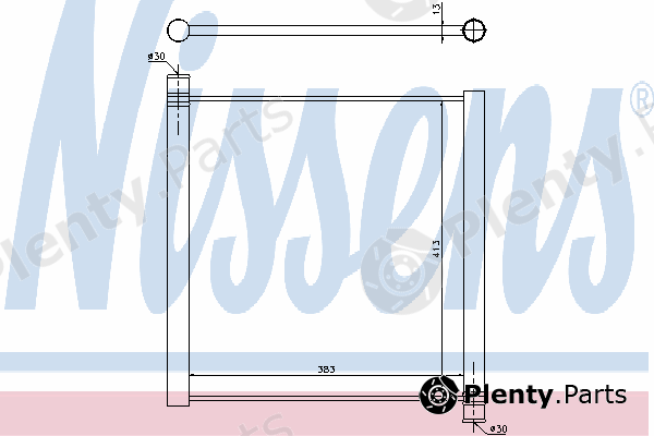  NISSENS part 68451 Radiator, engine cooling