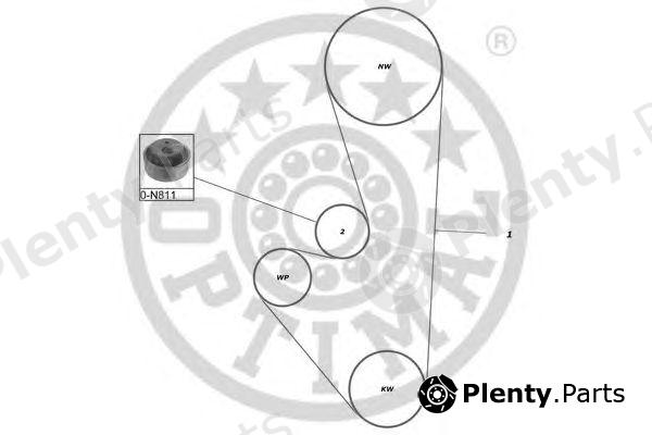  OPTIMAL part SK-1003 (SK1003) Timing Belt Kit