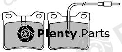  MAPCO part 6587 Brake Pad Set, disc brake