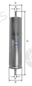  UFI part 3192500 Fuel filter