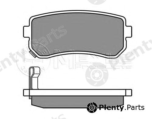  MEYLE part 0252432015/W (0252432015W) Brake Pad Set, disc brake