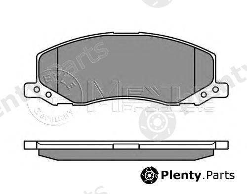  MEYLE part 0252441817/W (0252441817W) Brake Pad Set, disc brake