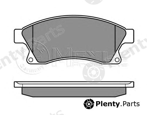  MEYLE part 0252503118/W (0252503118W) Brake Pad Set, disc brake