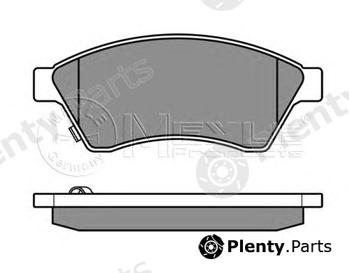  MEYLE part 0252503118/W (0252503118W) Brake Pad Set, disc brake