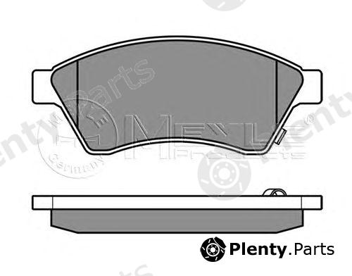  MEYLE part 0252503118/W (0252503118W) Brake Pad Set, disc brake
