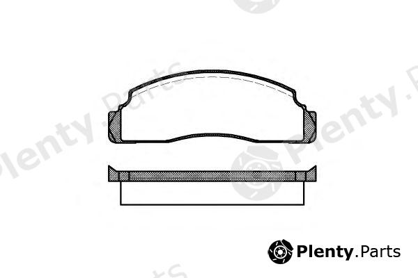  ROADHOUSE part 209100 Brake Pad Set, disc brake