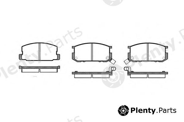  ROADHOUSE part 218002 Brake Pad Set, disc brake