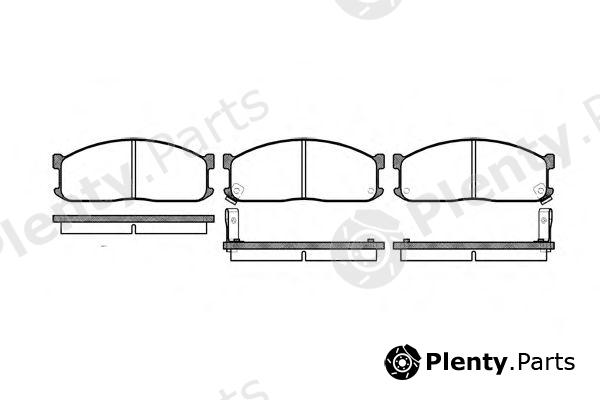  ROADHOUSE part 224402 Brake Pad Set, disc brake