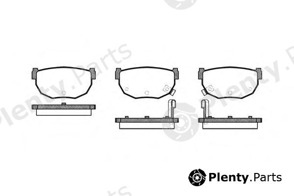  REMSA part 0151.22 (015122) Brake Pad Set, disc brake