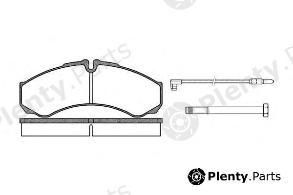 REMSA part 065102 Brake Pad Set, disc brake