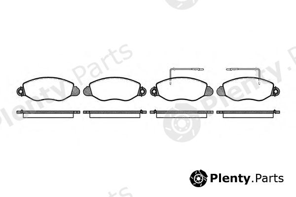  REMSA part 077222 Brake Pad Set, disc brake