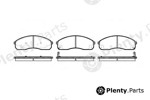  REMSA part 082112 Brake Pad Set, disc brake