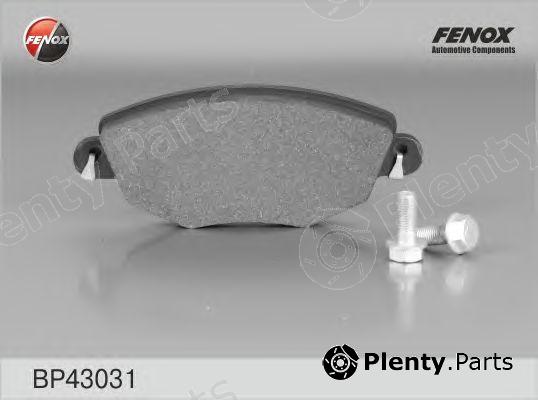  FENOX part BP43031 Brake Pad Set, disc brake