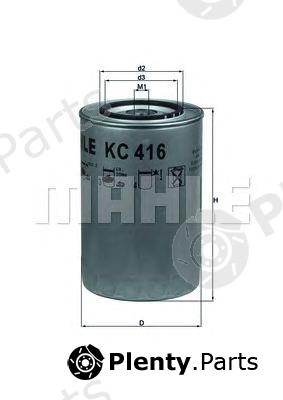 MAHLE ORIGINAL part KC416 Fuel filter