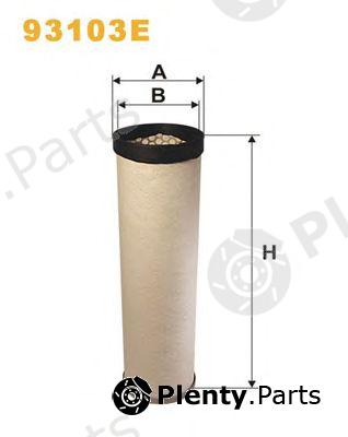  WIX FILTERS part 93103E Secondary Air Filter