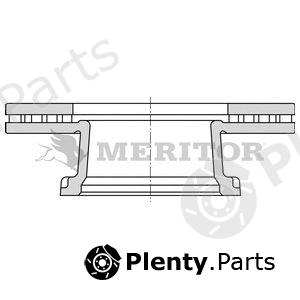 Genuine MERITOR (ROR) part MBR6036 Brake Disc