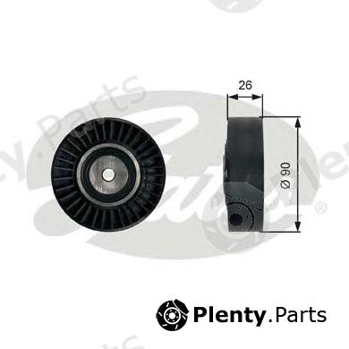 GATES part T36461 Deflection/Guide Pulley, v-ribbed belt