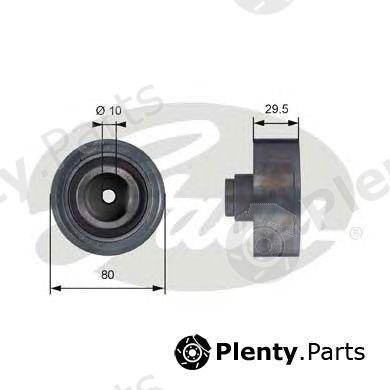  GATES part T42050 Deflection/Guide Pulley, timing belt