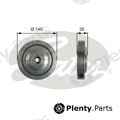  GATES part TVD1103 Belt Pulley, crankshaft