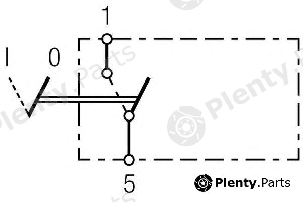  HELLA part 6EH007832-001 (6EH007832001) Switch