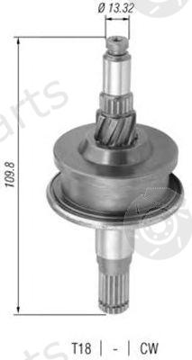  MAGNETI MARELLI part 940113020359 Pinion, starter