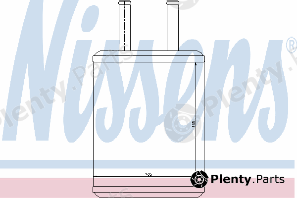  NISSENS part 77503 Heat Exchanger, interior heating