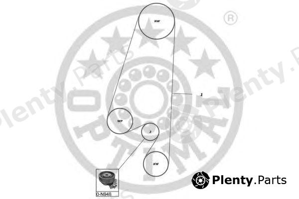  OPTIMAL part SK-1162 (SK1162) Timing Belt Kit