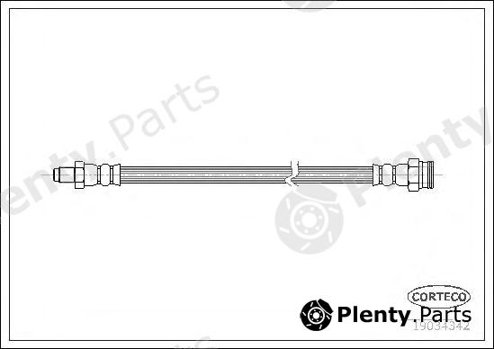  CORTECO part 19034342 Brake Hose