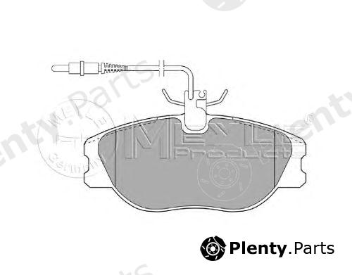  MEYLE part 0252180119/W (0252180119W) Brake Pad Set, disc brake