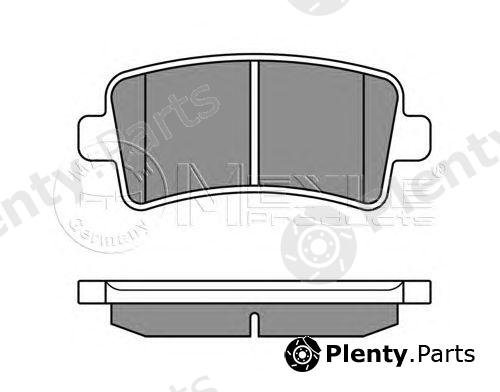  MEYLE part 0252442116/W (0252442116W) Brake Pad Set, disc brake