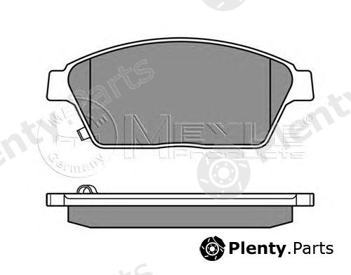  MEYLE part 0252503418/W (0252503418W) Brake Pad Set, disc brake
