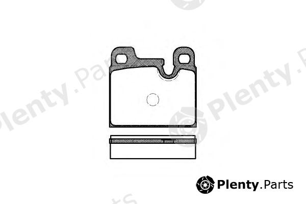  ROADHOUSE part 201500 Brake Pad Set, disc brake