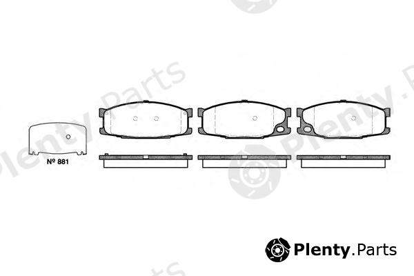  ROADHOUSE part 2283.10 (228310) Brake Pad Set, disc brake