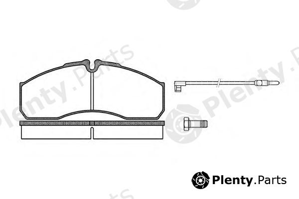  ROADHOUSE part 265112 Brake Pad Set, disc brake