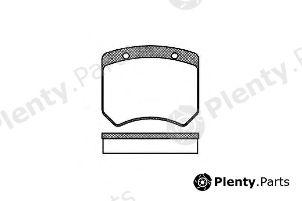 REMSA part 0051.00 (005100) Brake Pad Set, disc brake