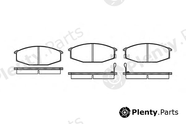  REMSA part 0115.02 (011502) Brake Pad Set, disc brake
