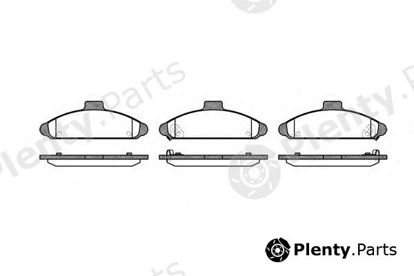  REMSA part 040402 Brake Pad Set, disc brake