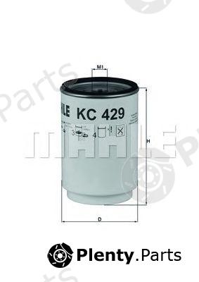  MAHLE ORIGINAL part KC429D Fuel filter