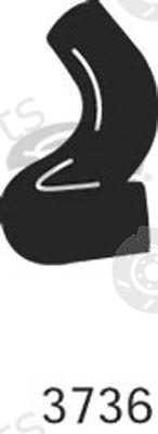  GATES part 3736 Radiator Hose