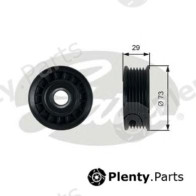  GATES part T36398 Deflection/Guide Pulley, v-ribbed belt