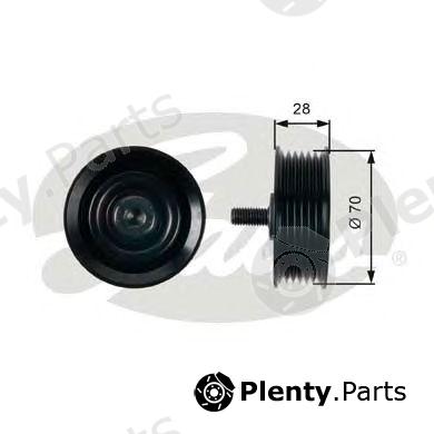  GATES part T36410 Deflection/Guide Pulley, v-ribbed belt