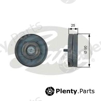  GATES part T36436 Deflection/Guide Pulley, v-ribbed belt