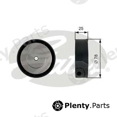  GATES part T36450 Deflection/Guide Pulley, v-ribbed belt