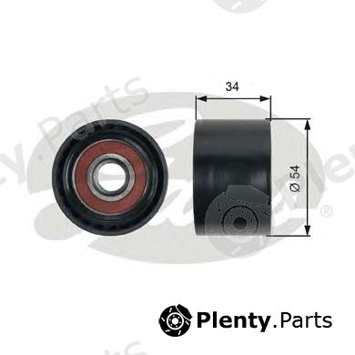  GATES part T36453 Deflection/Guide Pulley, v-ribbed belt