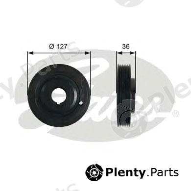  GATES part TVD1097 Belt Pulley, crankshaft