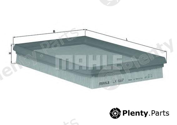  KNECHT part LX687 Air Filter