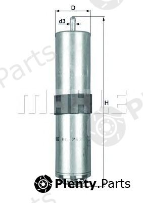 KNECHT part KL763D Fuel filter