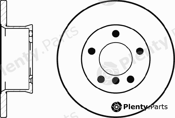  MINTEX part MDC671 Brake Disc